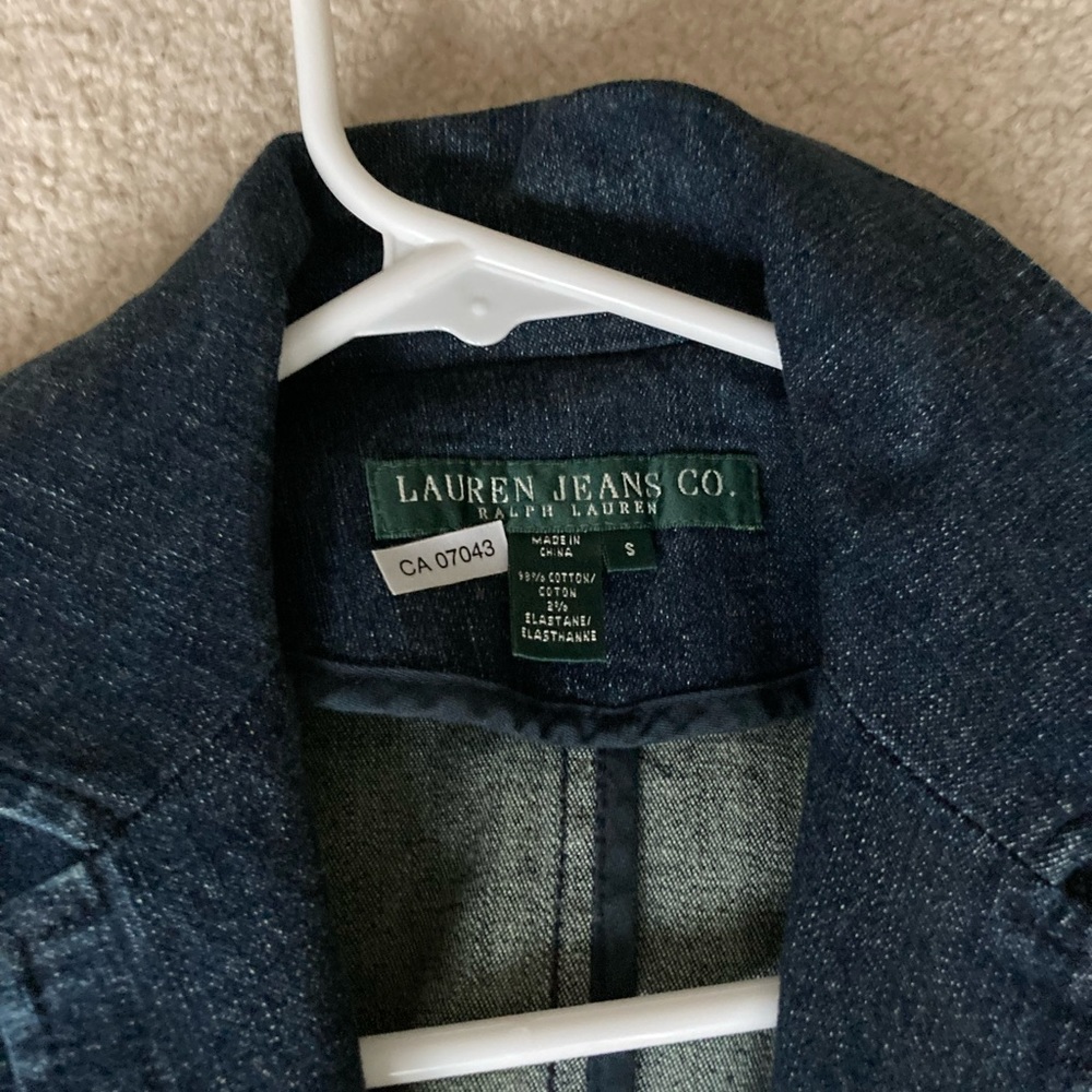 Lauren Jeans Co. Ralph Lauren Jacket, Y2K, Size S, 4 Pockets, 2%Elastane Vintage - Picture 5 of 5